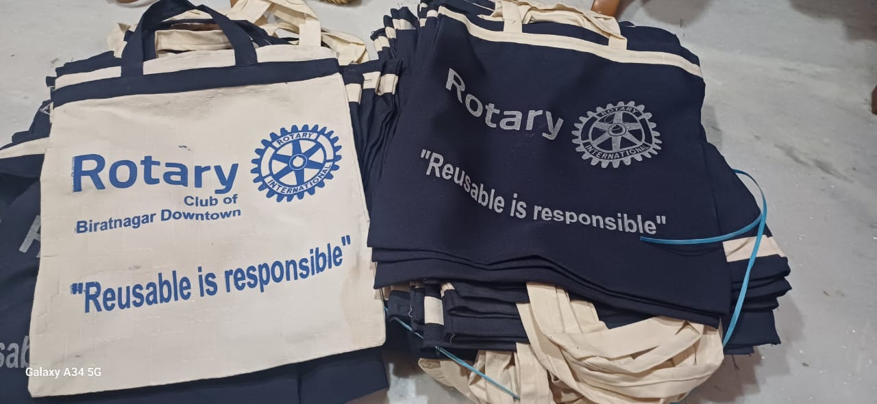 Reusable is Responsible- 700 Cloth Bags Distribution launched