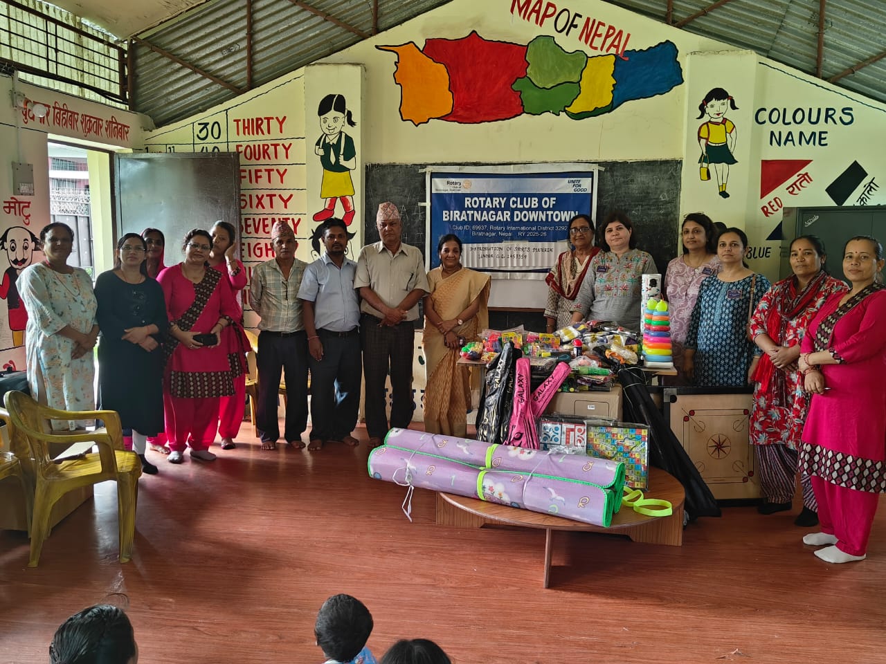 Sports equipment handed over to Shiv aadharbhut Vidyalaya, belgachhi  GG-2453359